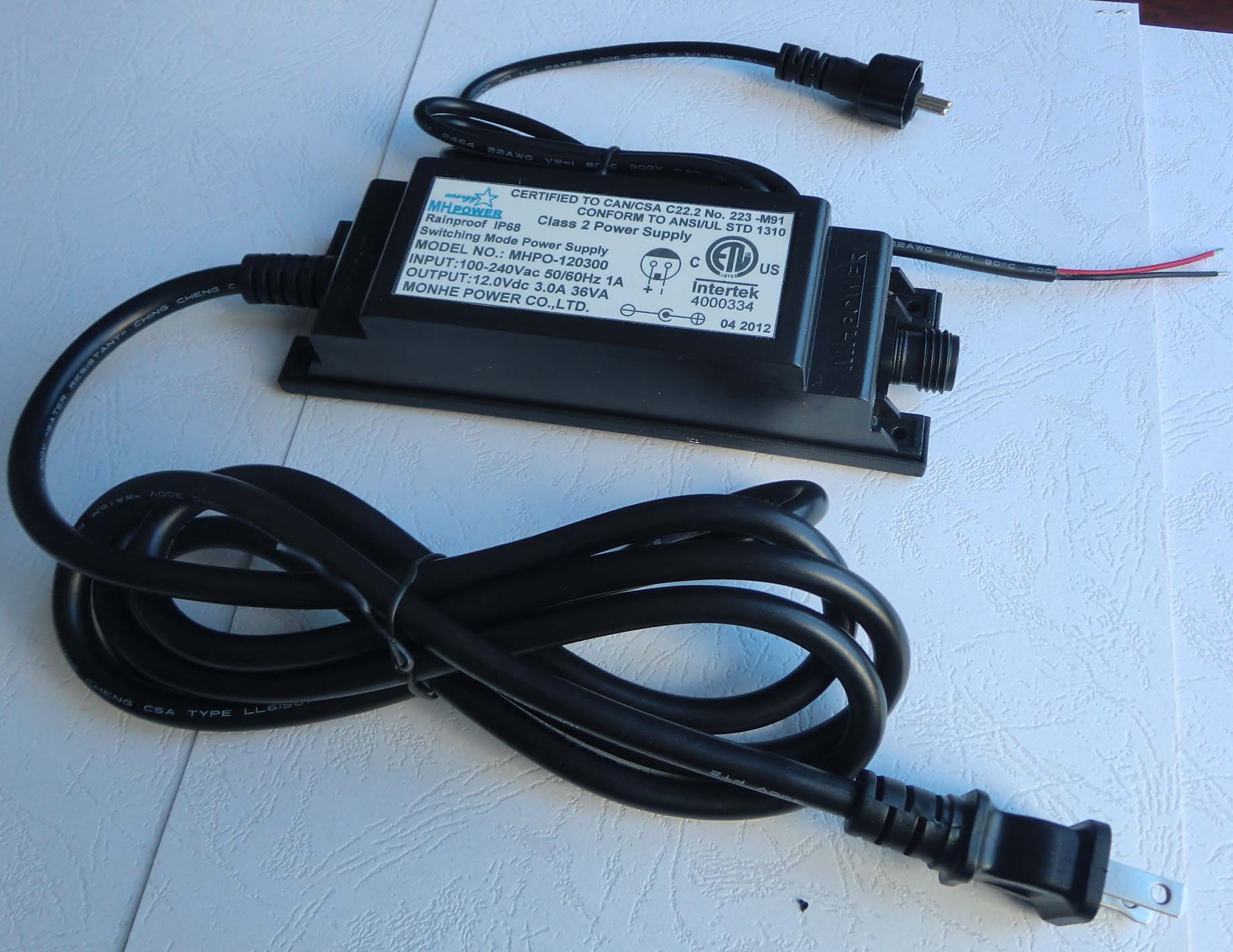 36W美規防水電源